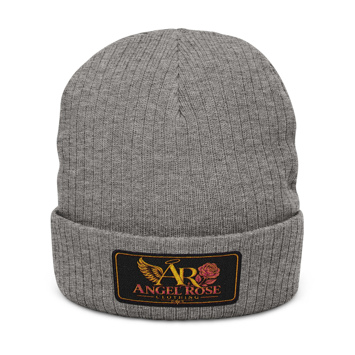 Angel Rose Men's Signature Ribbed Knit Beanie