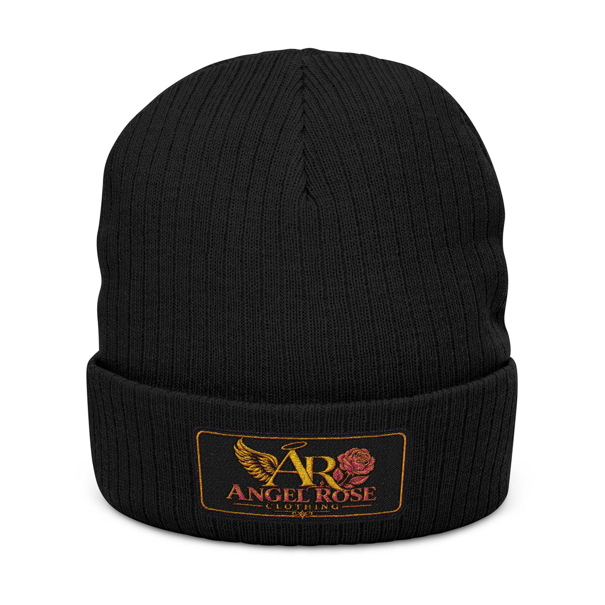 Angel Rose Men's Signature Ribbed Knit Beanie