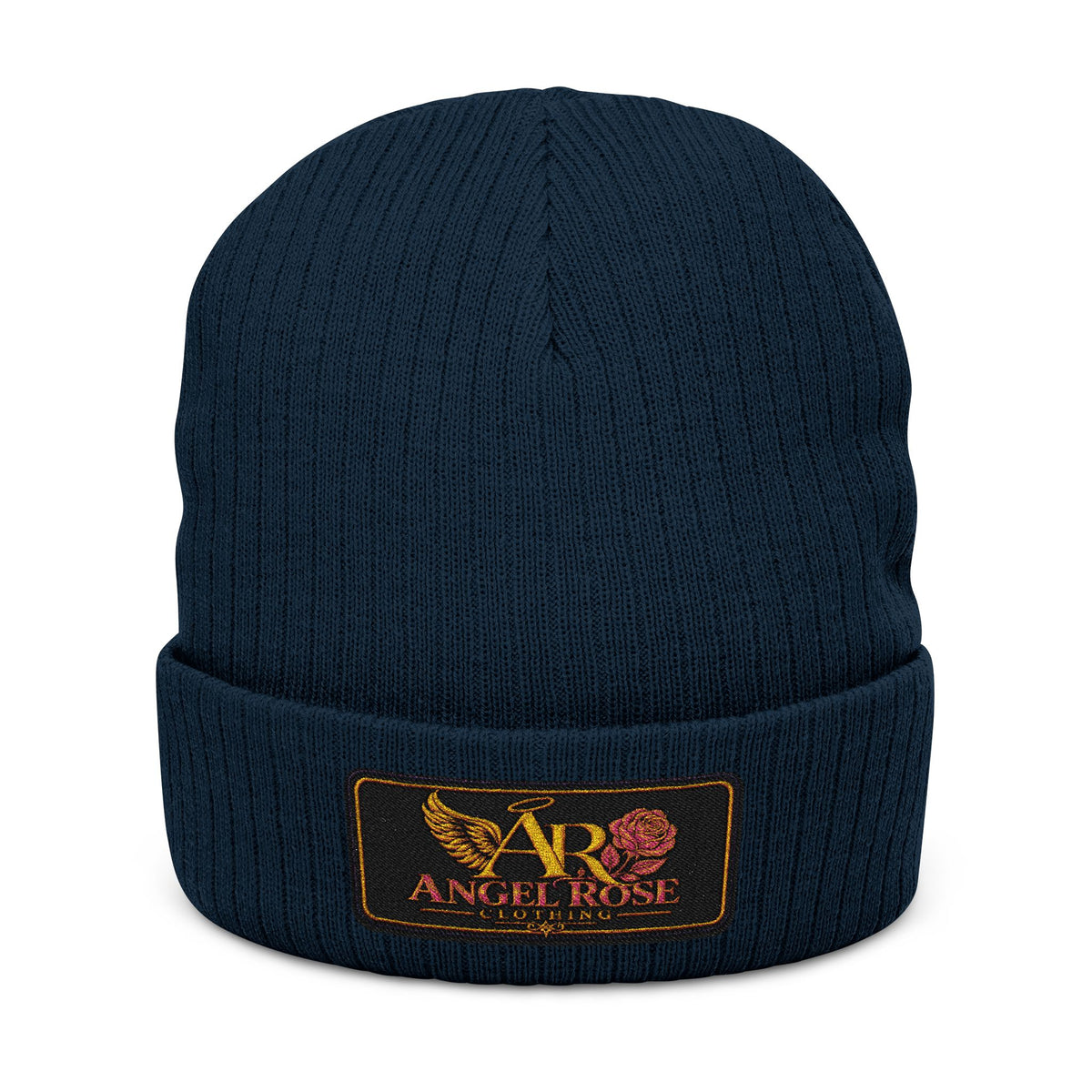 Angel Rose Men's Signature Ribbed Knit Beanie